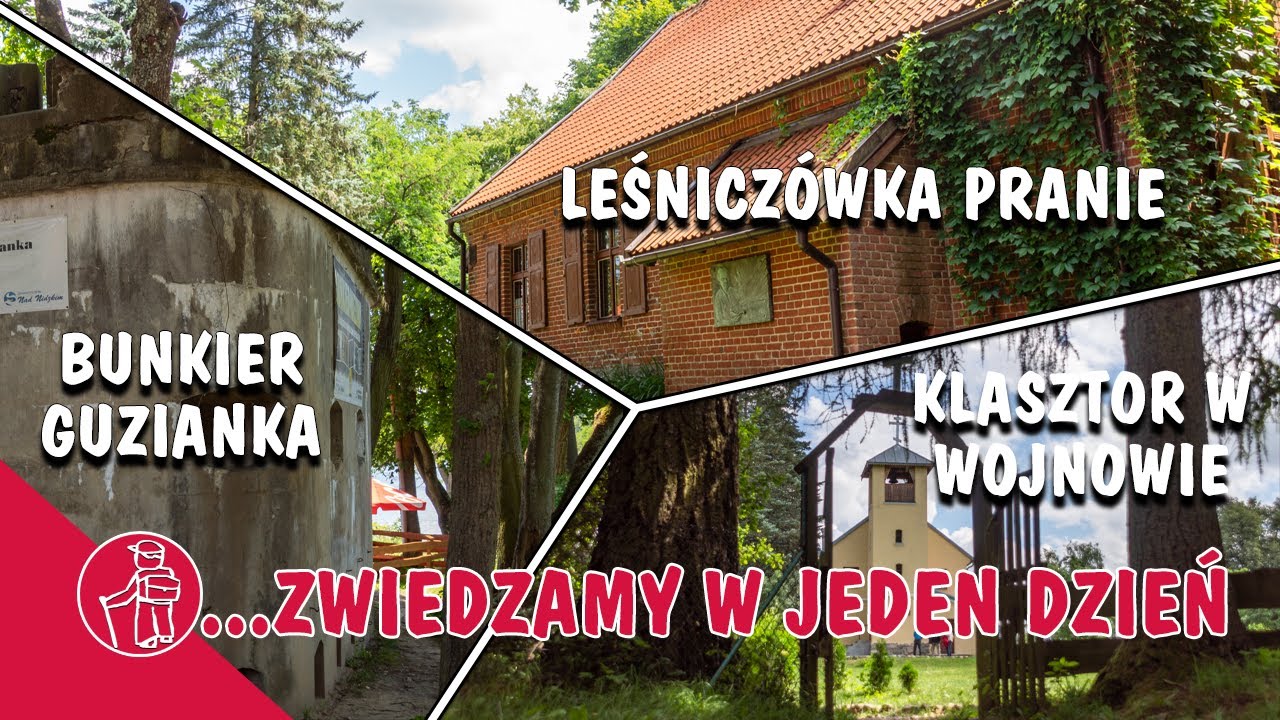 MAZURY. ATRAKCJE. KLASZTOR W WOJNOWIE, LEŚNICZ&Oacute;WKA PRANIE, ŚLUZA GUZIANKA. CO WARTO ZOBACZYĆ.