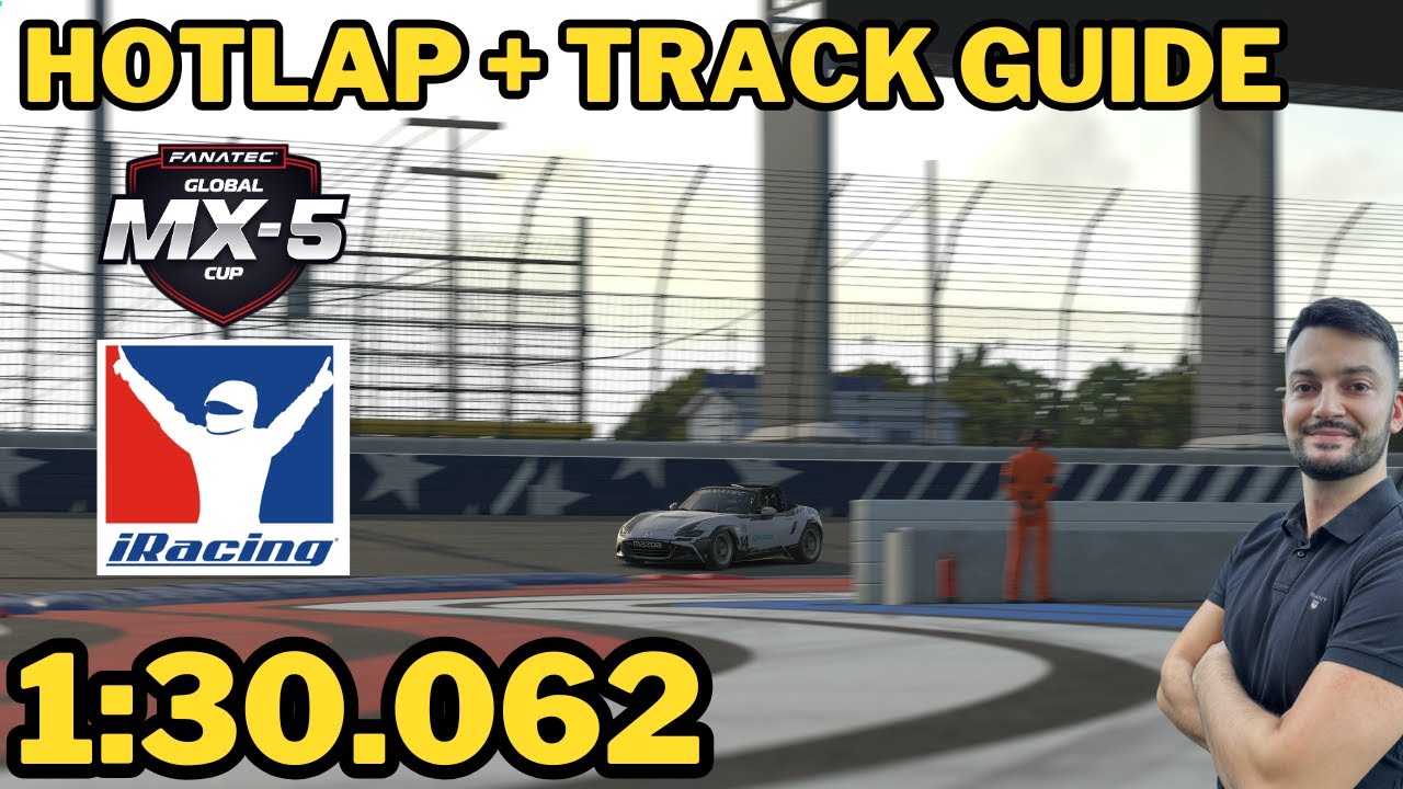 iRacing MX5 Track Guide   Master Charlotte Roval FAST #mx5 #iracing #trackguide