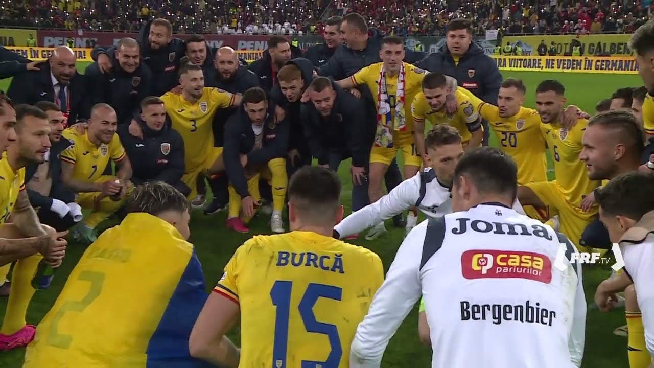 Știm să ne și bucurăm! România merge la EURO 2024 de pe primul loc!