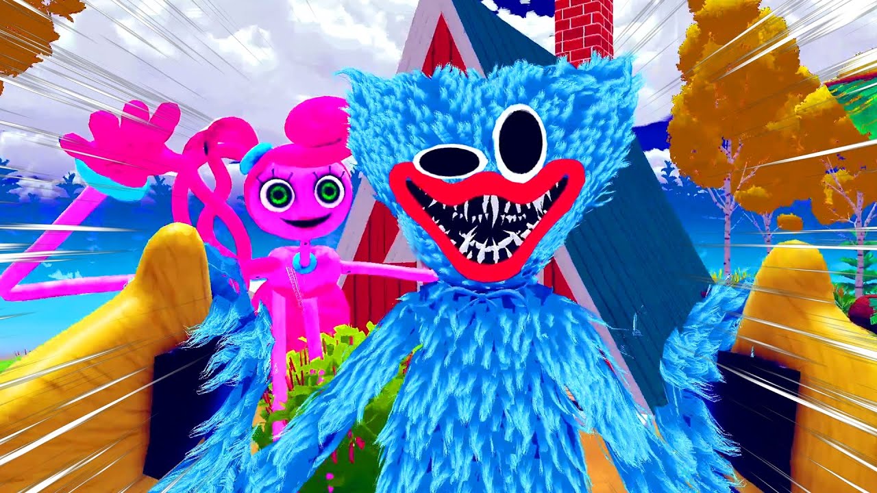 ¡HOLA SOY HUGGY WUGGY, Y ESTO ES SOBREVIVIENDO EN EL BOSQUE CON MOMMY LONG LEGS! 