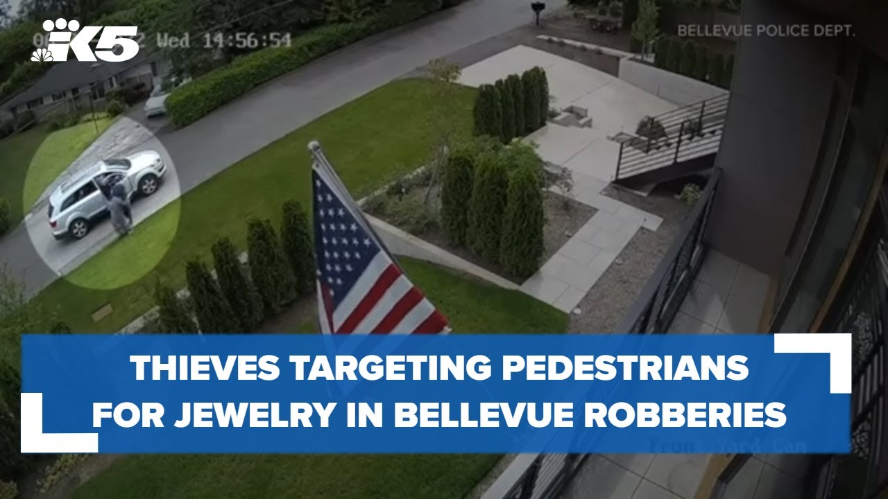 Thieves targeting pedestrians for jewelry in string of Bellevue robberies