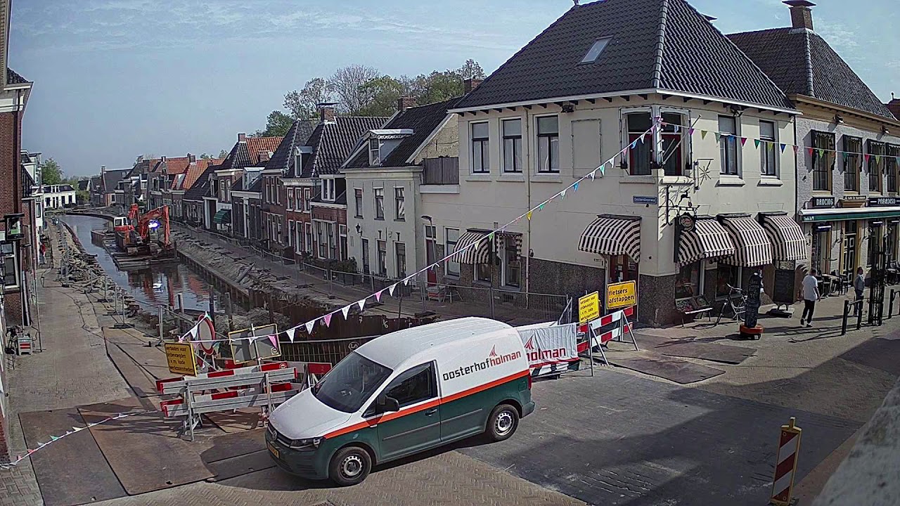Timelapse aanpak Diepswallen Kollum