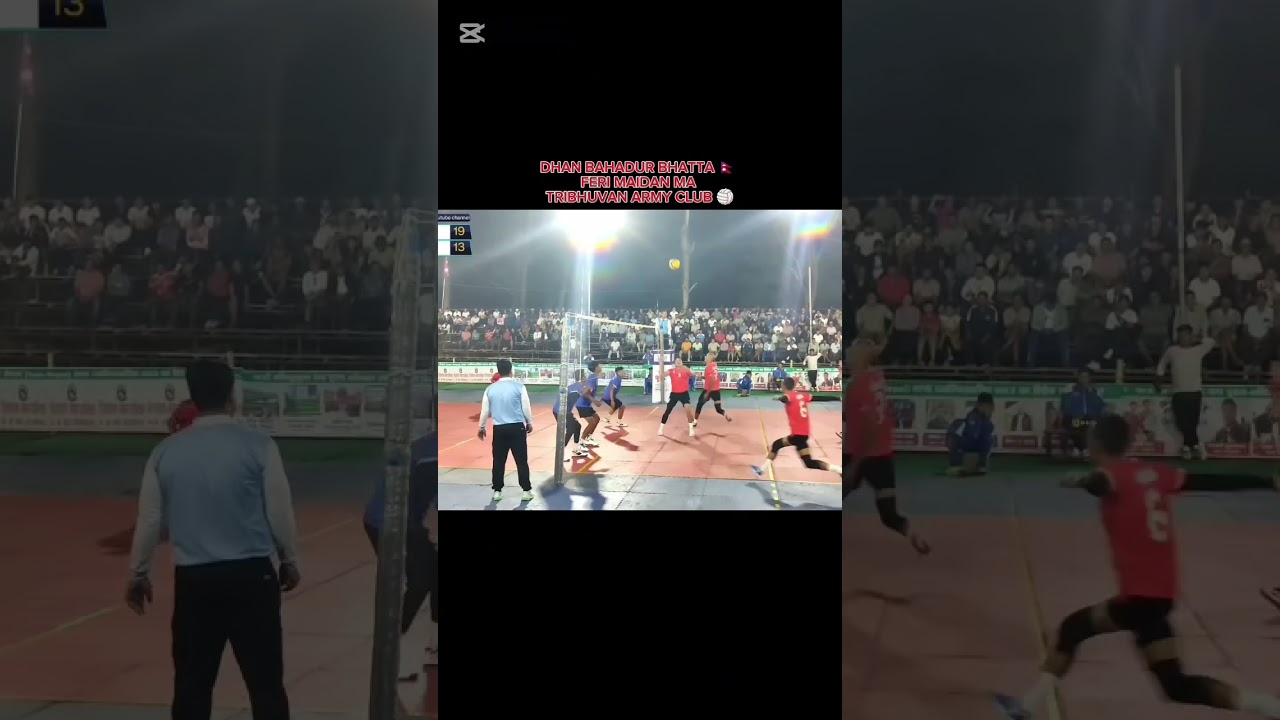 DHAN BAHADUR BHATTA 🇳🇵 POWERFUL SPIKE #sportsequipment #volleyball #spikeinvolleyball