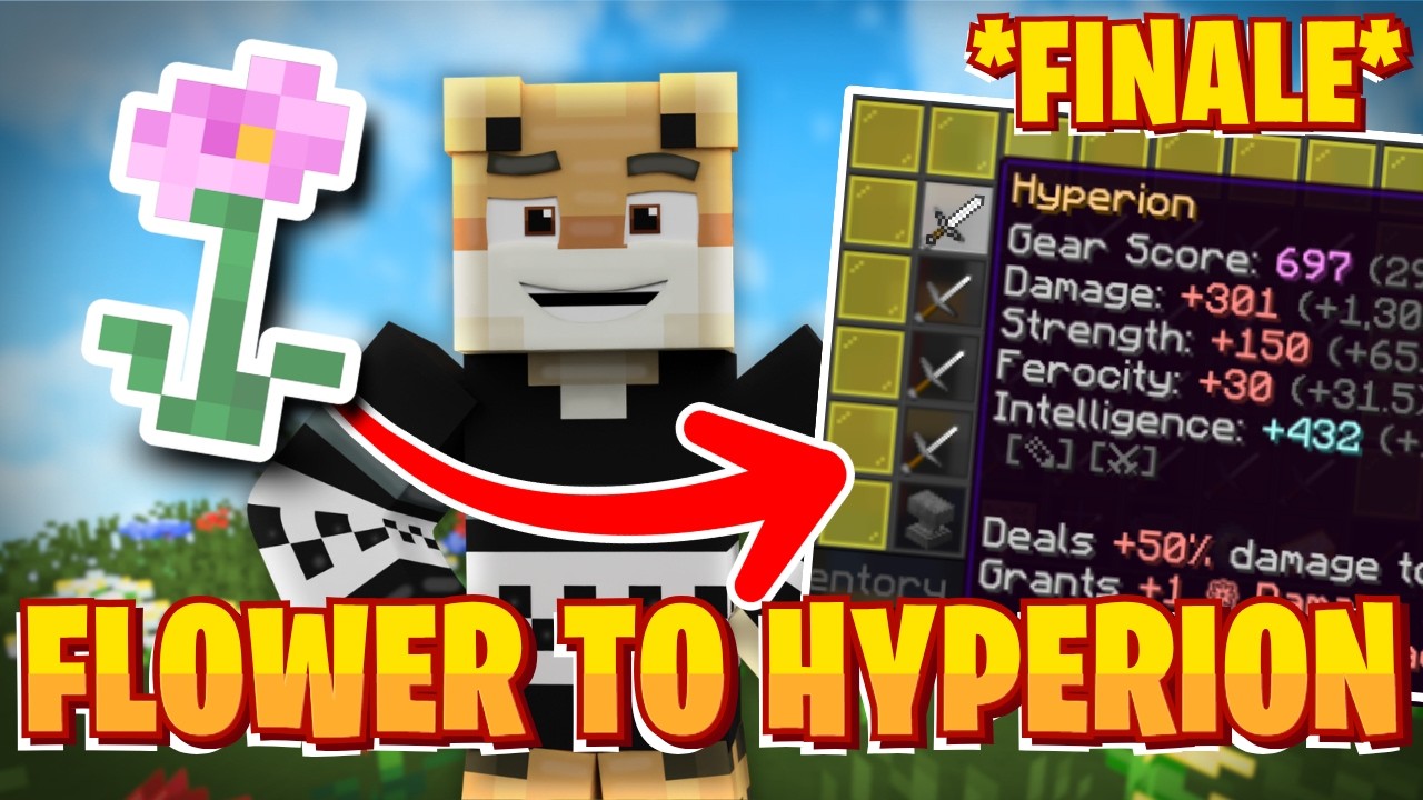 От Цветка до Гипериона: ФИНАЛ!! -- Hypixel Skyblock