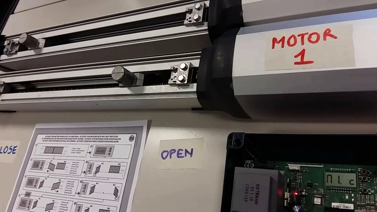 Autoset Rigel6 con 2 motores electromecánicos
