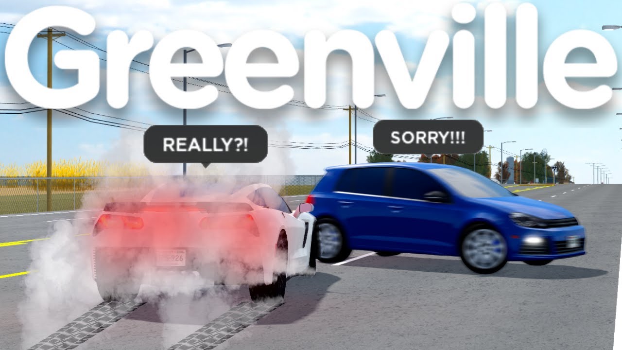 BAD DRIVER ALMOST DESTROYS MY $80,000 CORVETTE! (Roblox Greenville Roleplay)