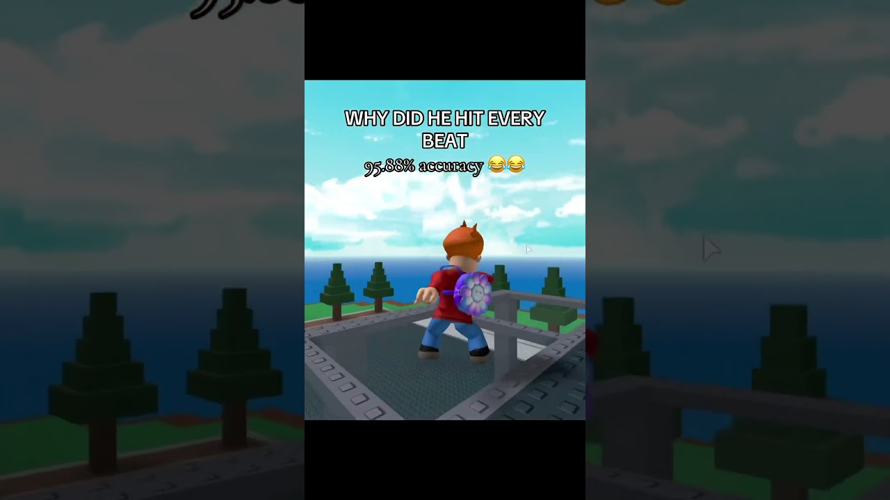 He hit every beat #roblox #funny #funny