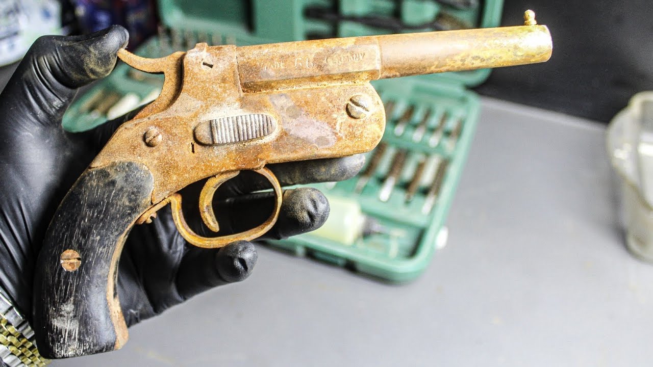 Restoration of an old 1800s single shot pistol 