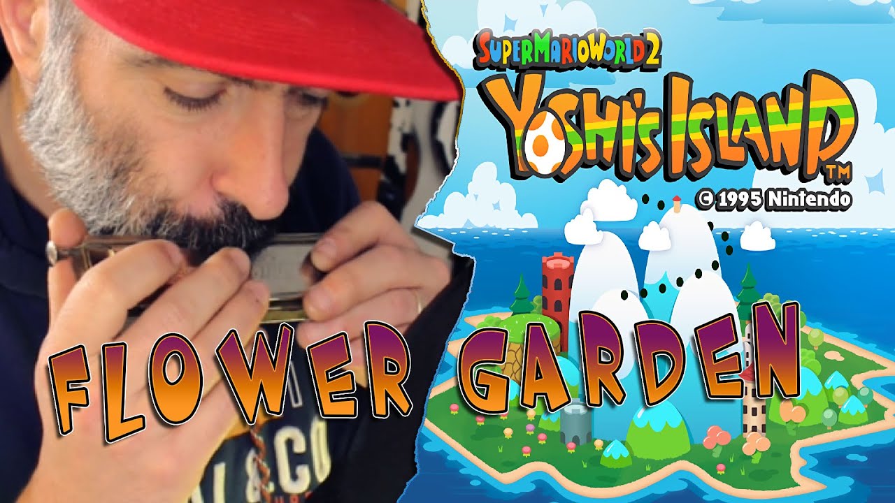 Koji Kondo - Super Mario World 2:Yoshi's Island - Flower Garden by @banjoguyollie