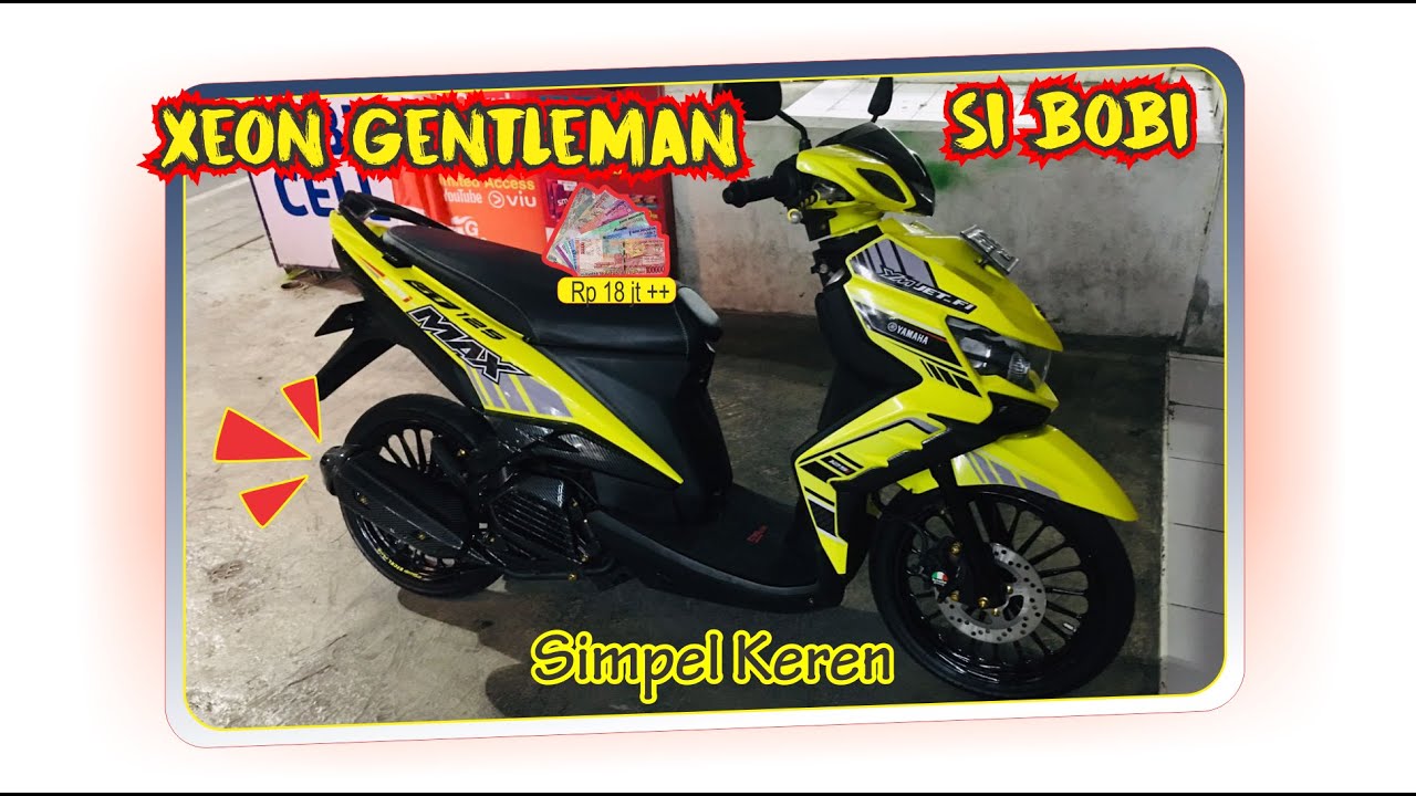 MODIFIKASI XEON GT 125 SIMPEL KEREN WARNA KUNING | 3835info