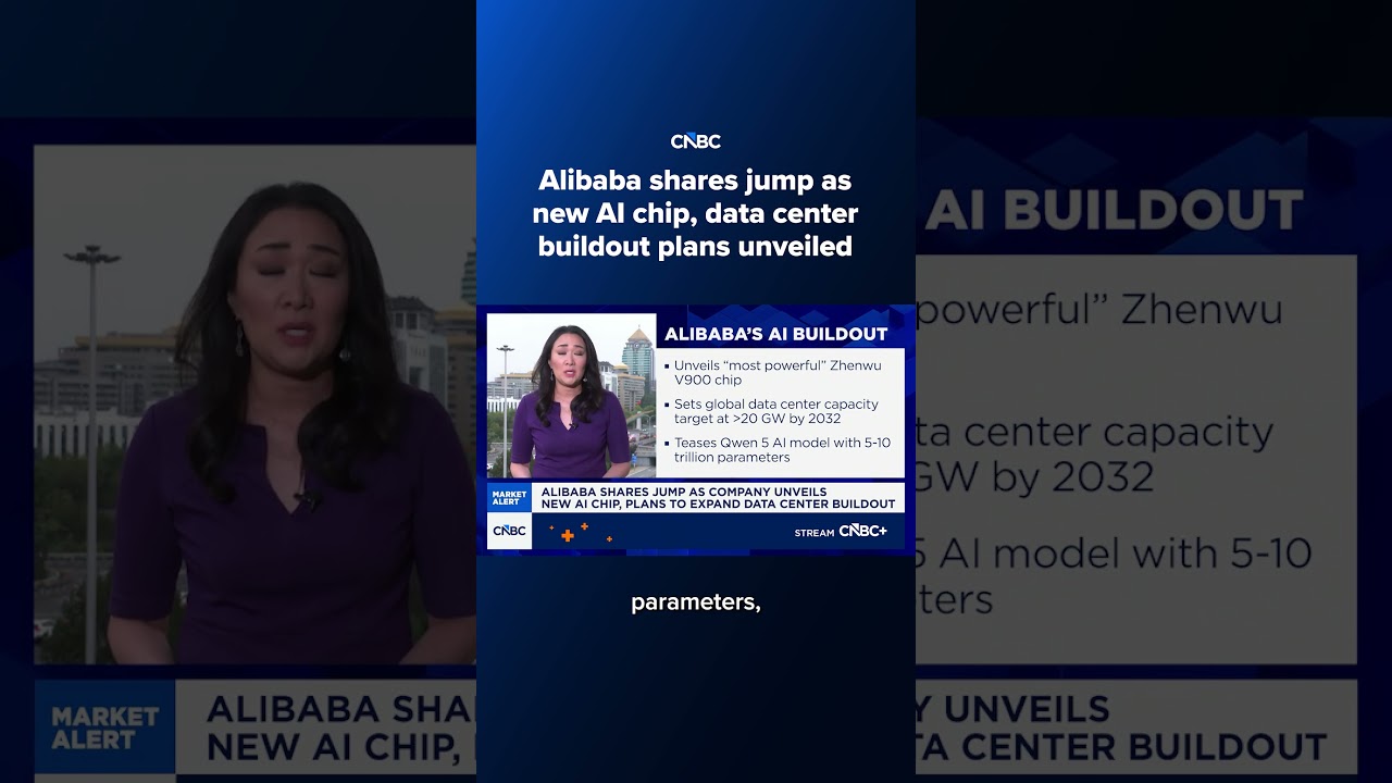 Акции Alibaba взлетели на фоне анонса нового ИИ-чипа и планов по развитию дата-центров