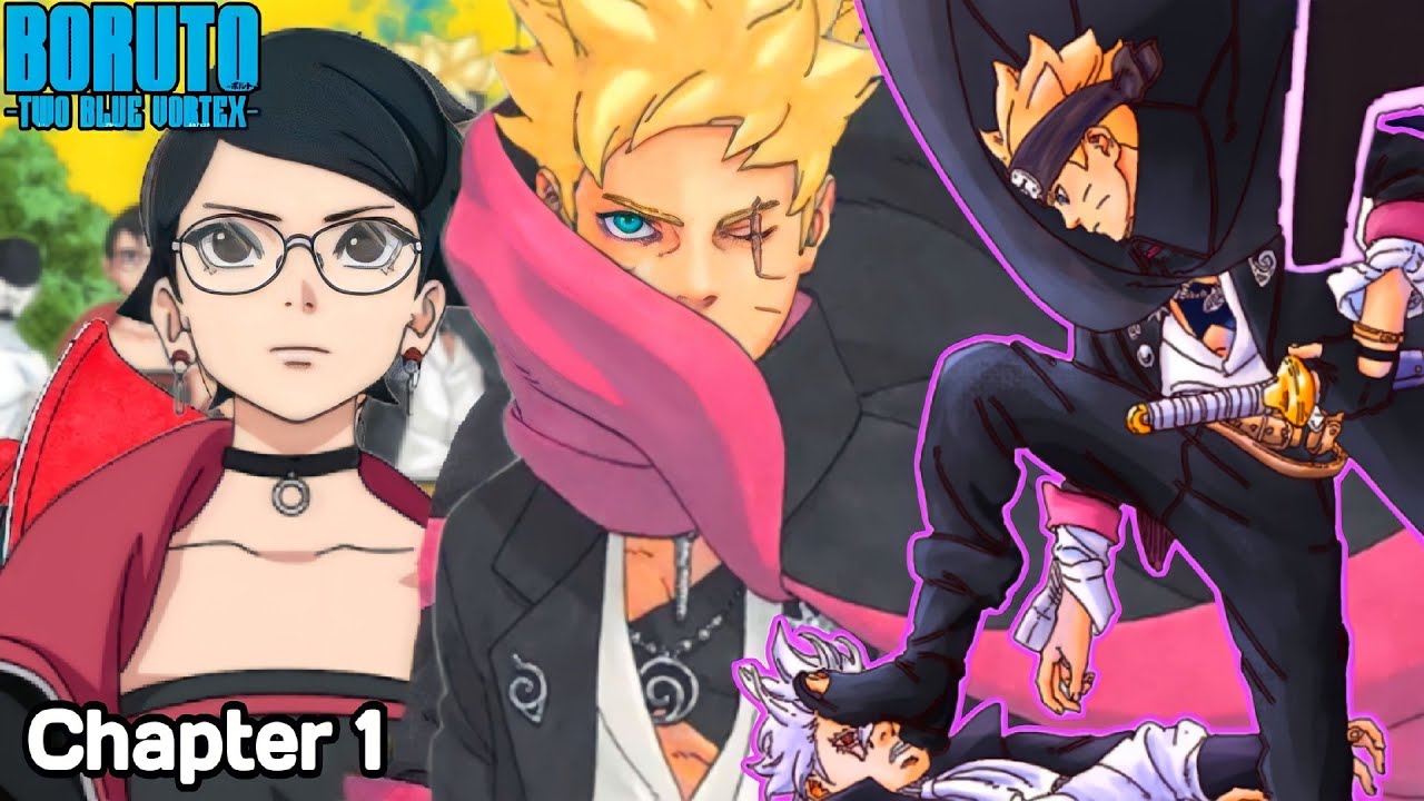 Sasukeவின் மரு உருவம் (Badass) Boruto two blue vortex chapter 1 tamil (தமிழ்)