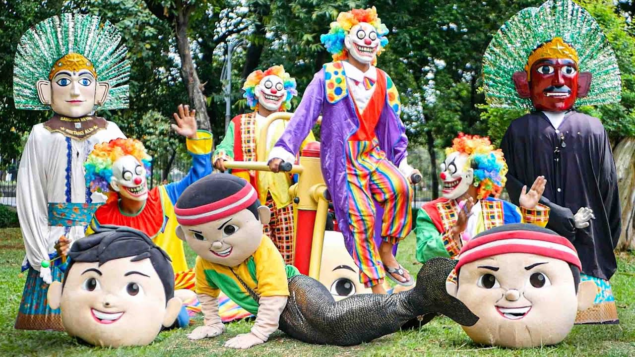 LAGU SELAMAT ULANG TAHUN 2023!!! BADUT, KUDA DAN ONDEL ONDEL BETAWI JOGET KOCAK