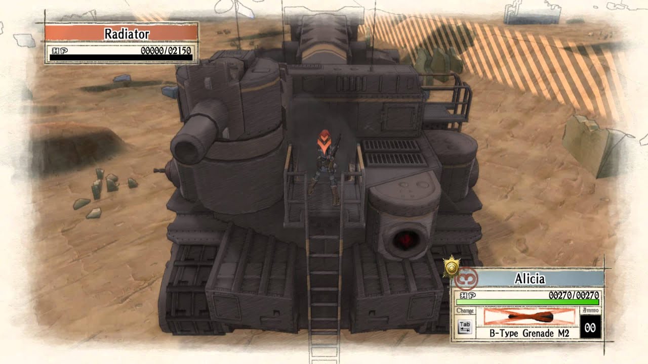 Valkyria Chronicles - Ch. 7: Desert Duel with Maximilian (A Rank Ace Killed 60fps)