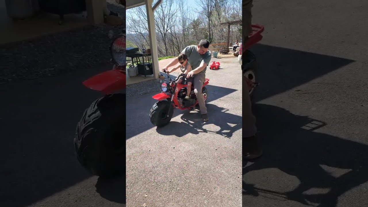 mini bike fun ... Coleman B200R 196cc ... cranked first pull !