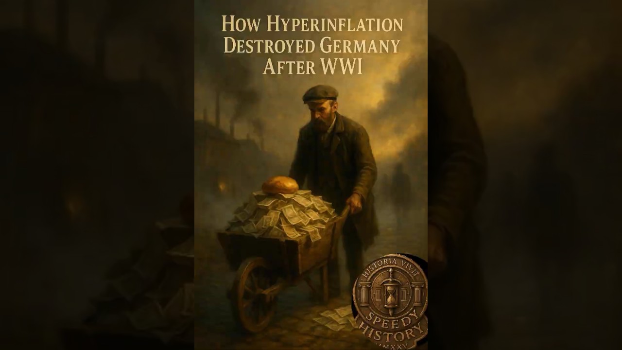 Hyperinflation Destroyed Germany's Economy #ww1 #history