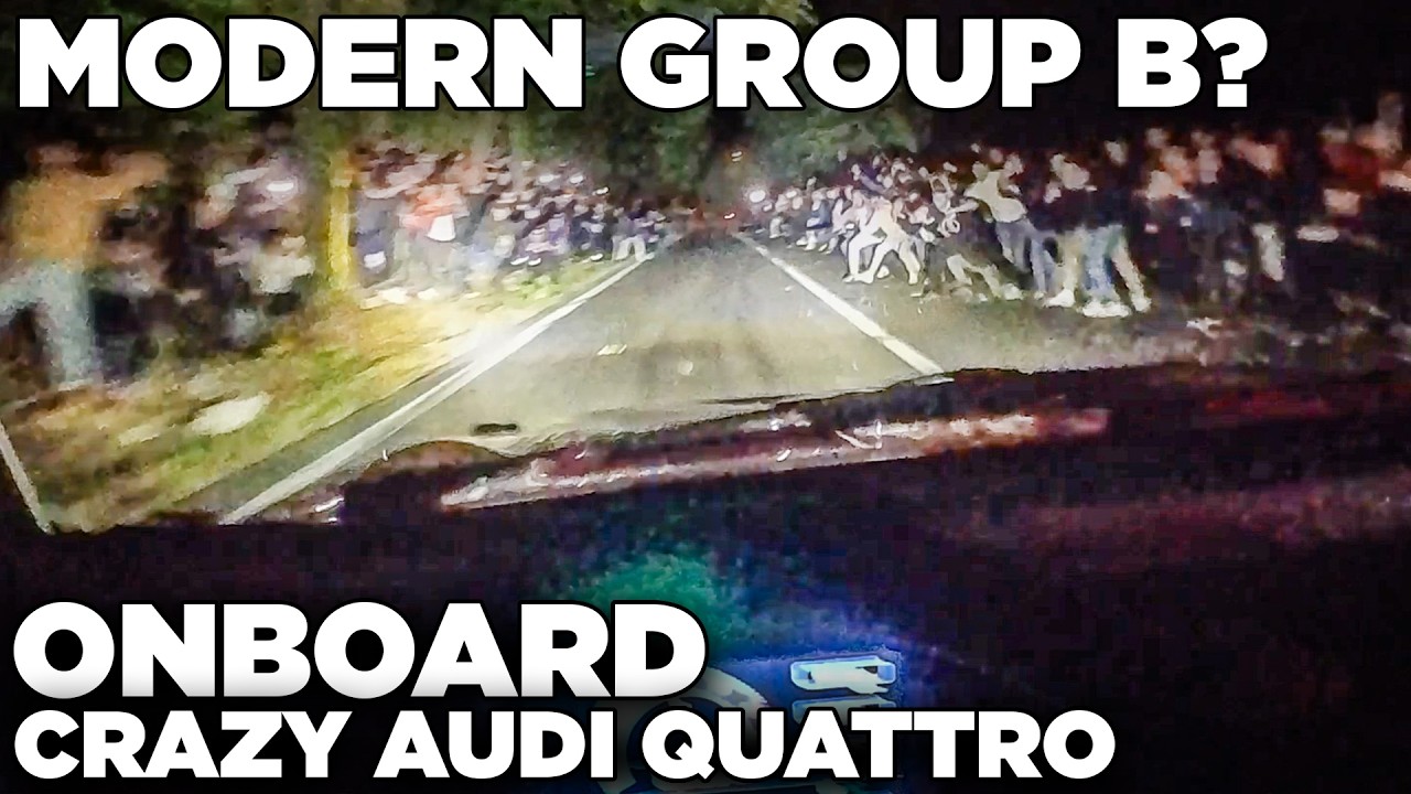 MODERN GROUP B? CRAZY RALLYFANS at Rally Legend 2025 | Audi Quattro S1 Onboard