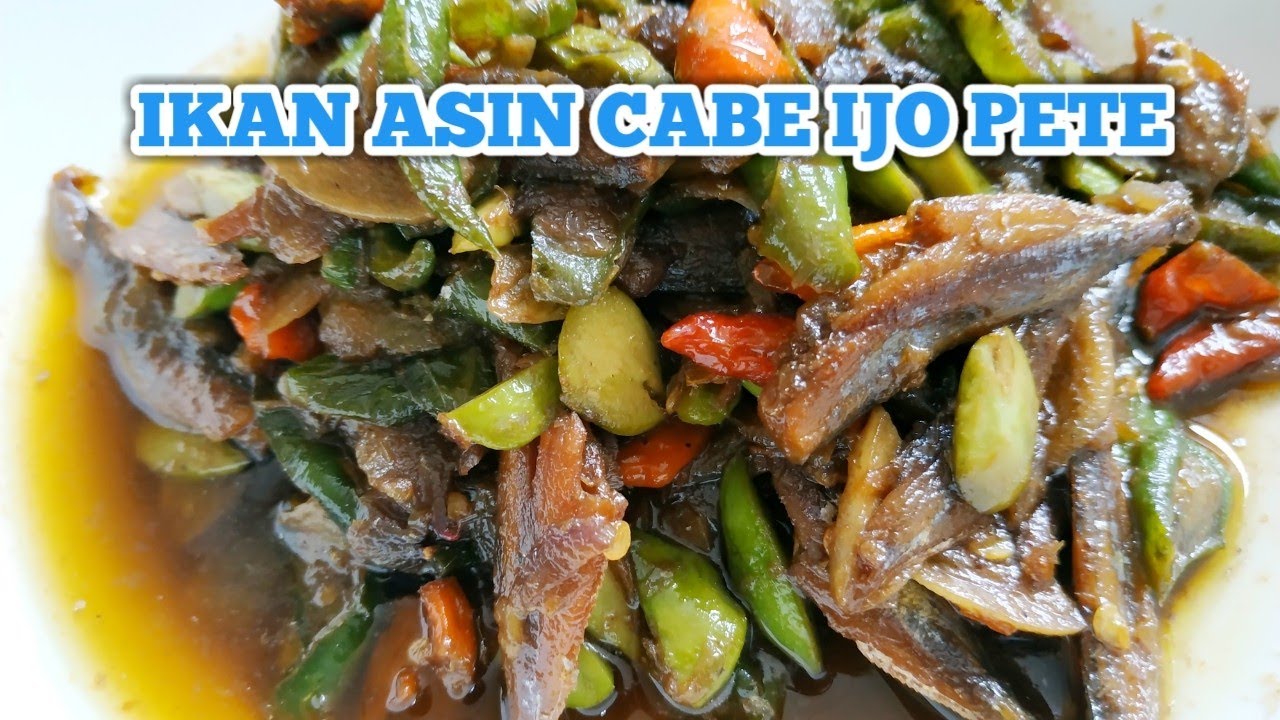 RESEP TUMIS IKAN ASIN CABE IJO PETE | IKAN ASIN PELANGI | KLOTOK LOMBOK IJO PETE
