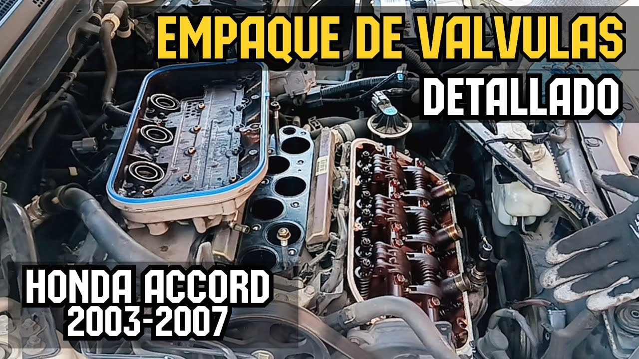 Cómo Cambiar la Junta de Tapa de Válvulas y los sellos, Liqueo de Aceite, 2003-2007 Accord