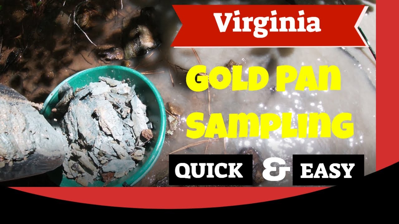 Virginia Gold Pan Sampling Advice (From a Geologist!!)