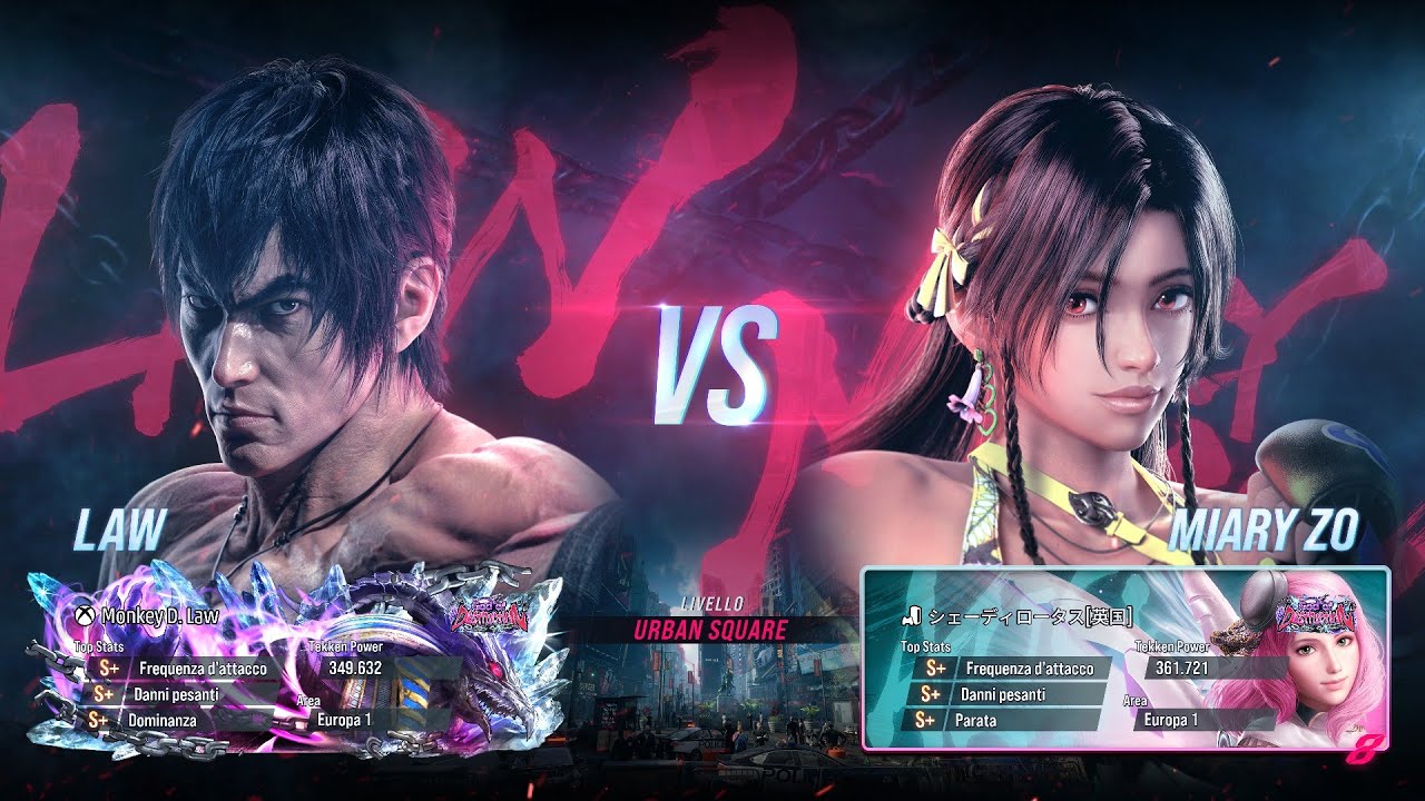 Aggro Law vs Miary Zo - High Level matches - #tekken8law #tekken8miaryzo #tekken8 #gaming 