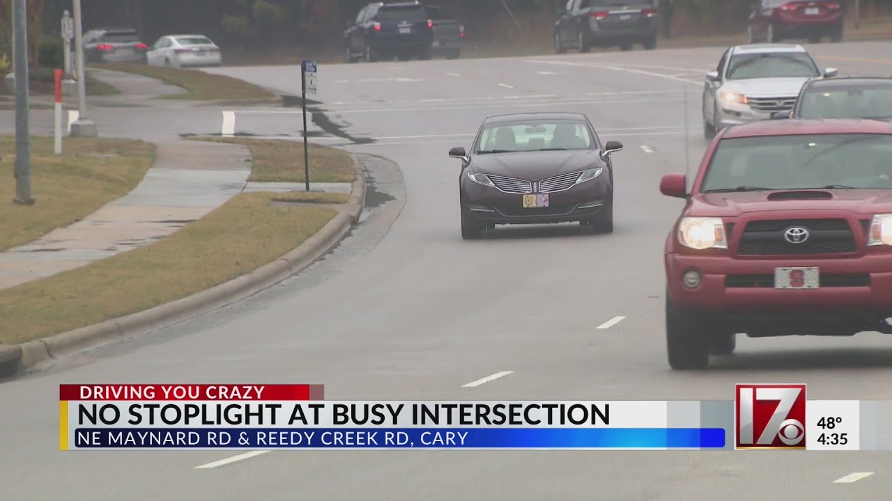 Cary residents seek traffic light at busy intersection