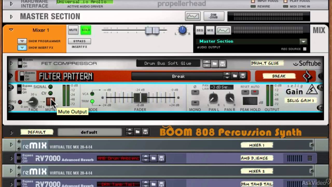 Reason Rack Extensions 103: Outboard Rig - Explored - 1. Selig Gain