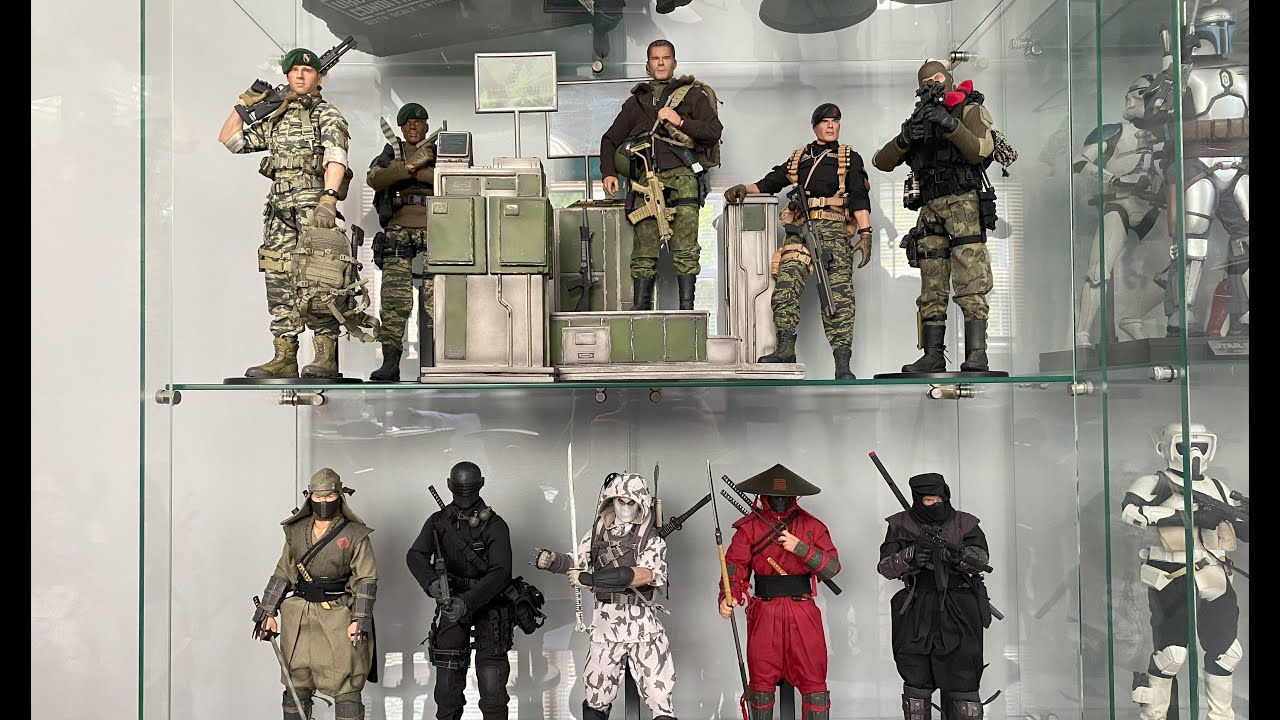 My Sideshow Collectibles GI Joe Figure Collection Displayed Review!