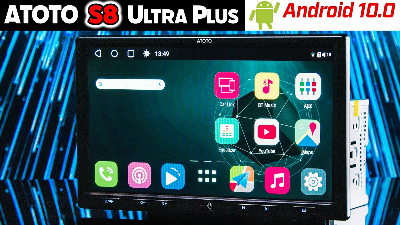 ATOTO S8 Ultra Plus Android 10.0 Headunit - 4G, WiFi plus Wireless Apple Carplay & Android Auto