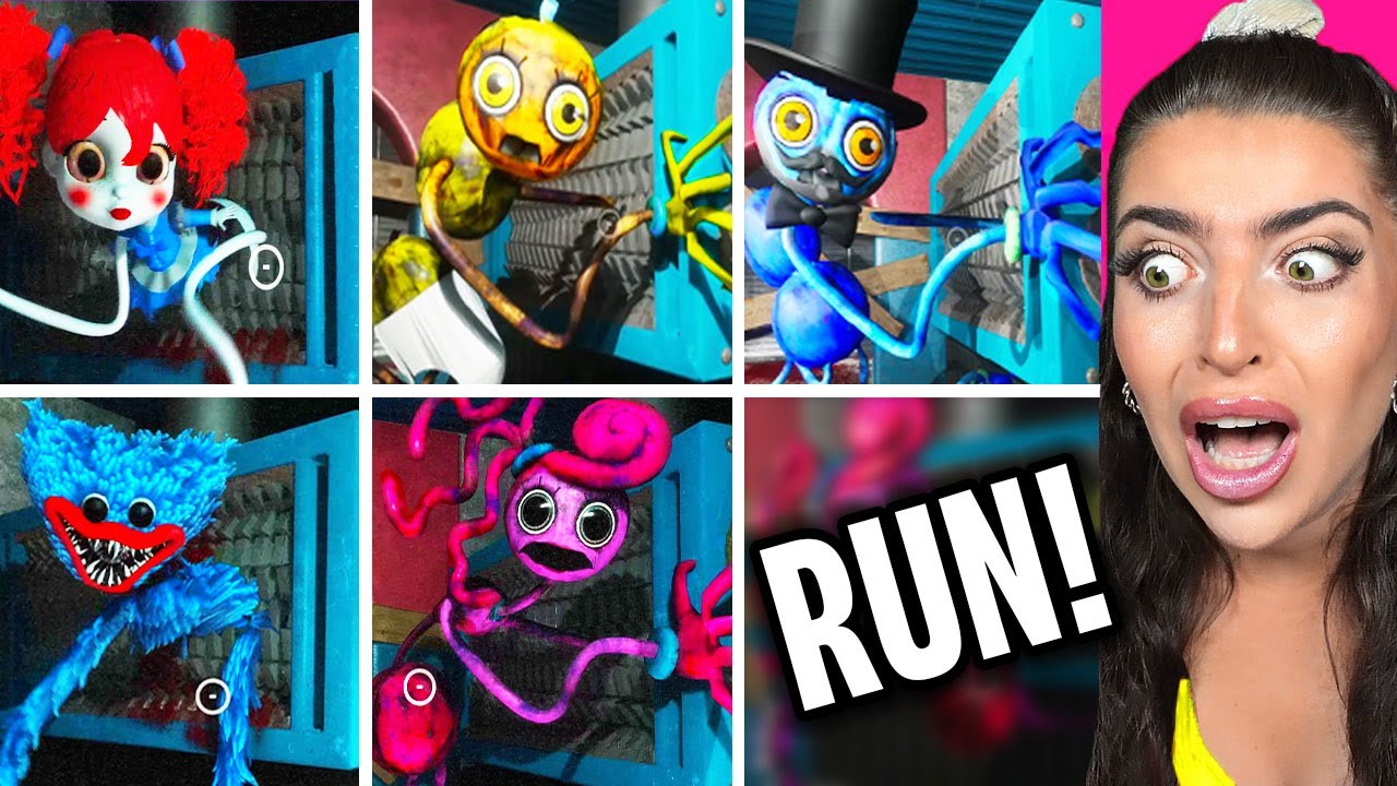 DESTROYING ALL Poppy Playtime Characters IN SHREDDER!? (SECRET TOY REVEALED!)