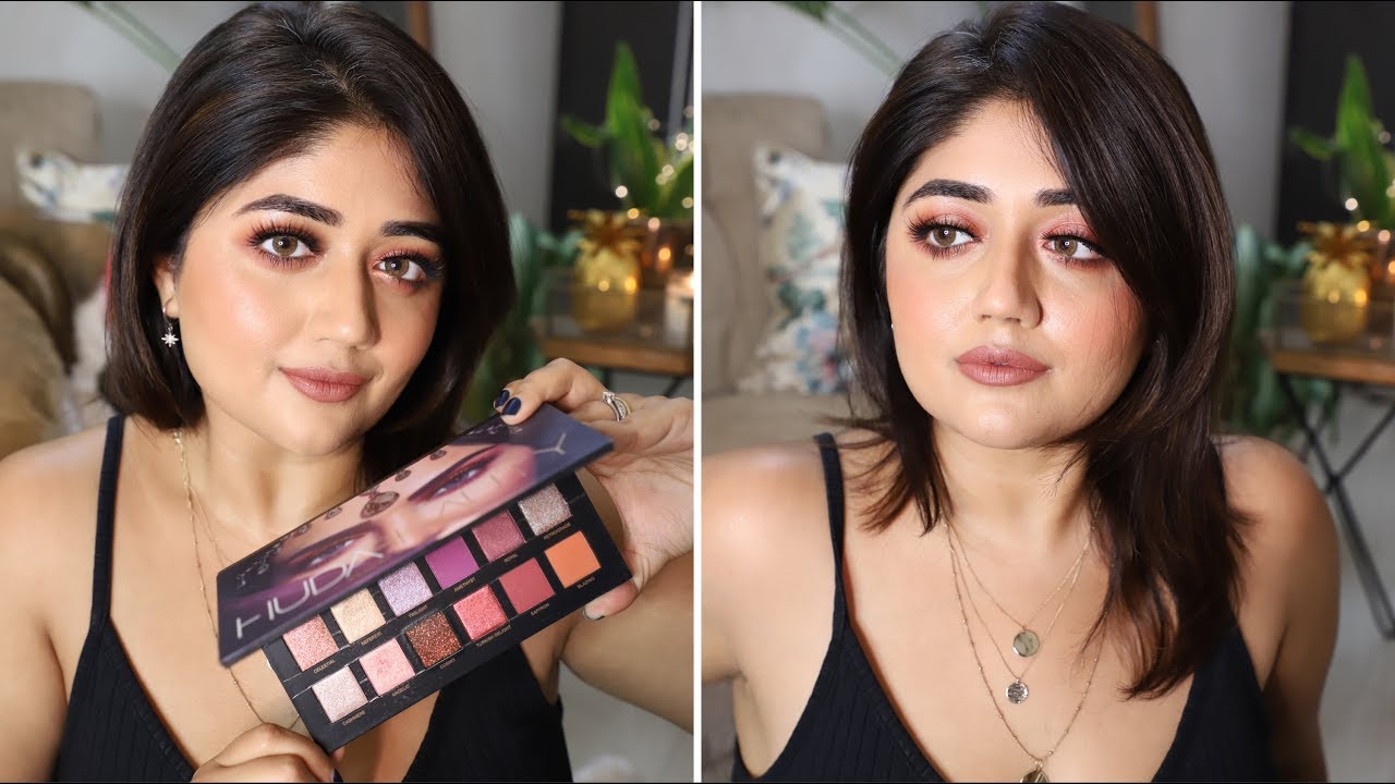 Huda Beauty x Nykaa Pink Friday SALE | Desert Dusk Palette Tutorial | corallista