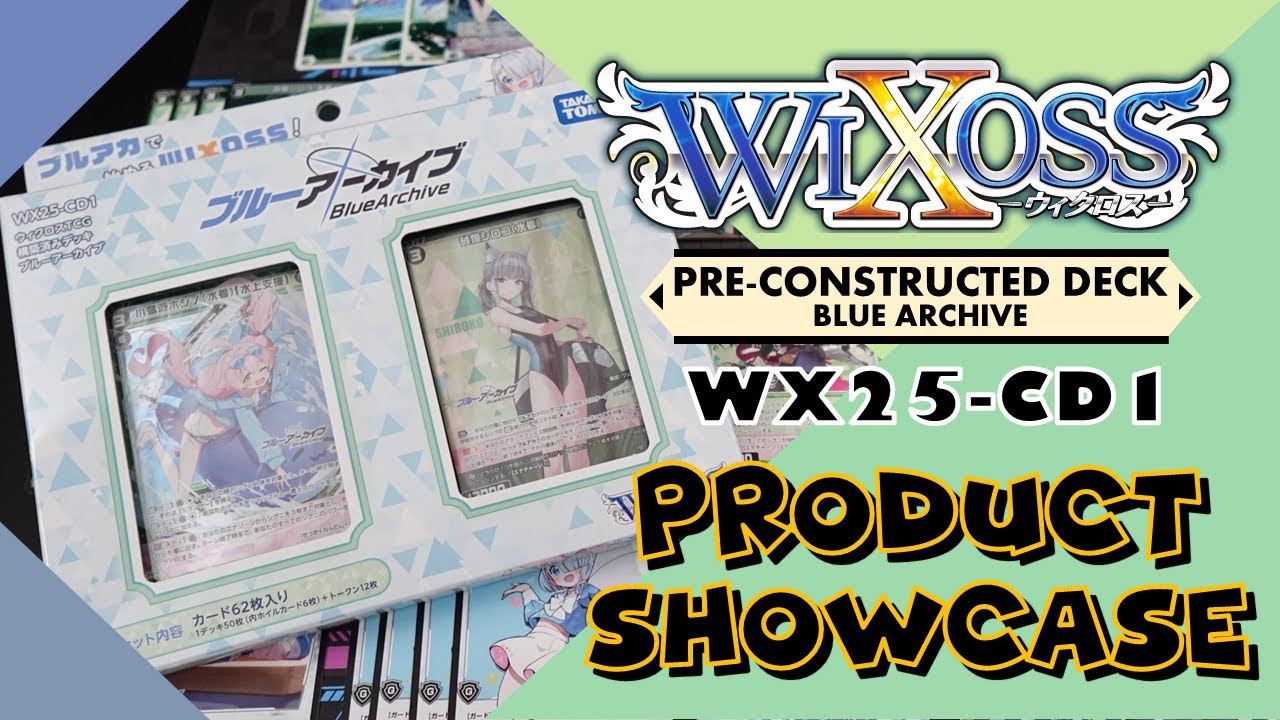 WIXOSS TCG | WX25-CD1 Collaboration Pre-Constructed Deck - BLUE ARCHIVE