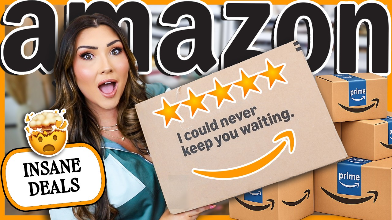*HUGE* AMAZON PRIME DAY HAUL 📦🧡 fashion, home gadgets, beauty & more 🙌🏼 #amazonprimeday