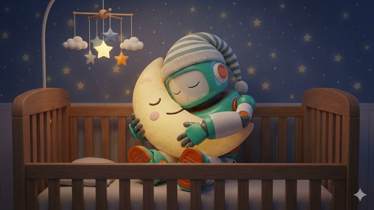 Hora de Dormir com o Robô: Canções de Ninar e Sons Relaxantes