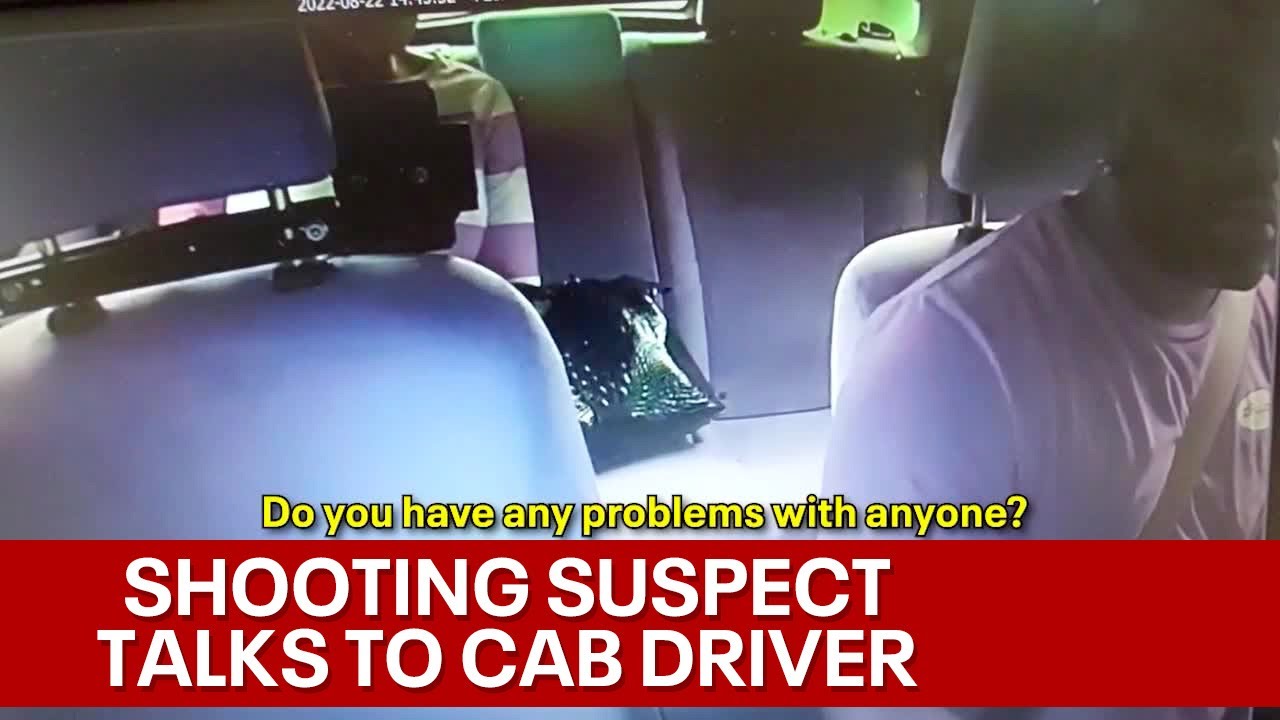 Video captures Midtown Atlanta shooting suspect's cab ride to the airport