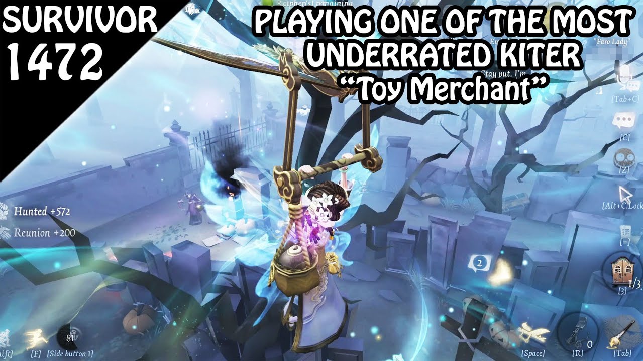 Toy Merchant, One of the most underrated kiter - Survivor Rank #1472 (Identity v)