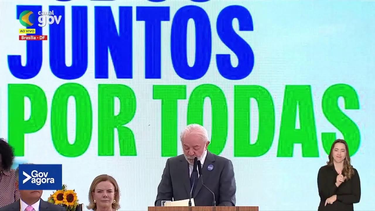 🔴 Presidente Lula participa do lançamento do Pacto Brasil de Enfrentamento ao Feminicídio