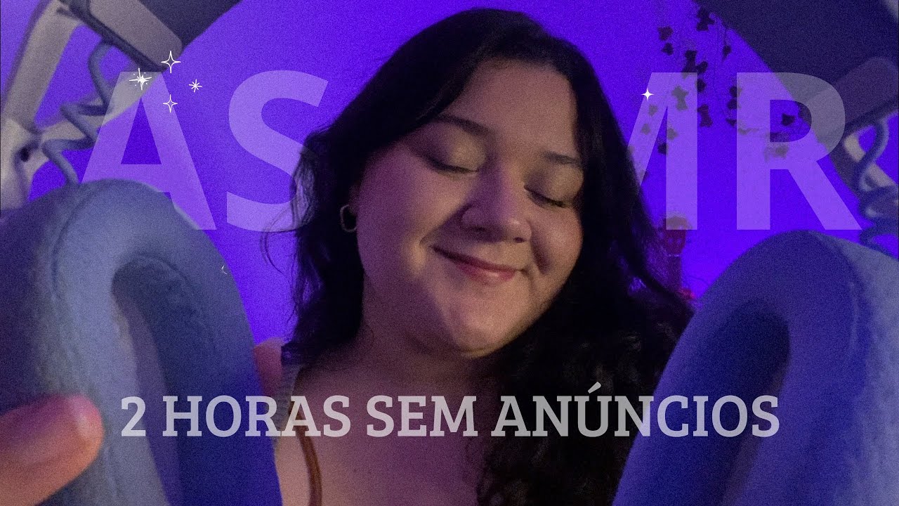 ASMR |  🎧 2 HORAS PARA PESSOAS CANSADAS DE BARULHO (cafuné, sons de chuva e hand movements) 🤍✨