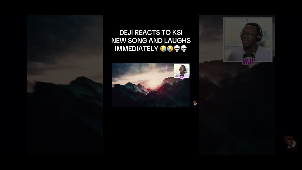 Deji reacts to KSI new song and laughs immediately #deji #deji360 #ksi #ksireacts #trippieredd #song