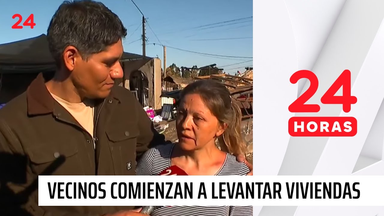 El camino a la reconstrucción en Punta de Parra | 24 Horas TVN Chile