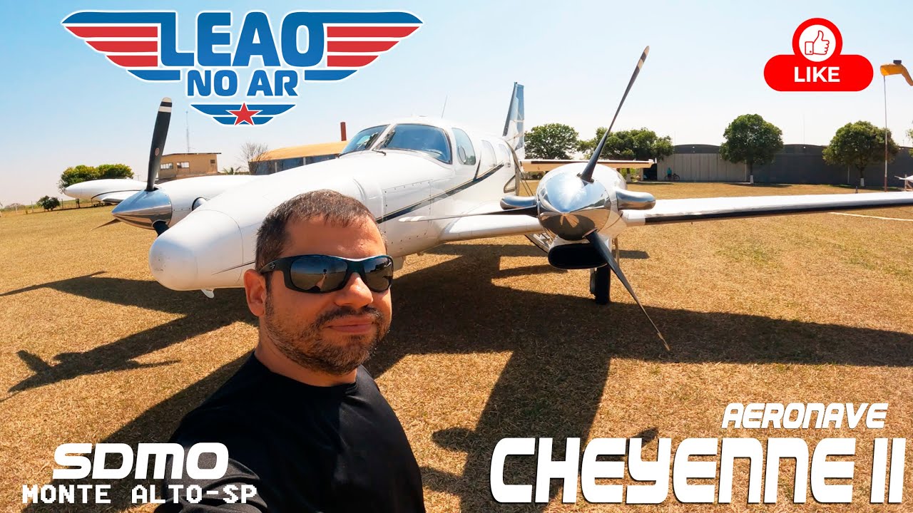 PIPER CHEYENNE II   POUSO EM SDMO MONTE ALTO SP