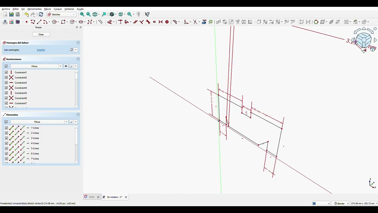 FREECAD pieza Numero 5