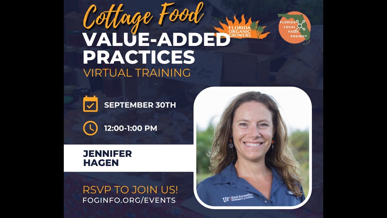 Cottage Food & Value-Added Practices Virtual Training