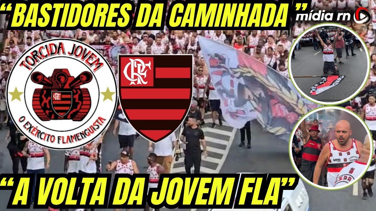 IMAGENS IMPRESSIONANTES! VAI FICAR NA HIST&Oacute;RIA! BASTIDORES DA VOLTA DA TORCIDA JOVEM DO FLAMENGO!