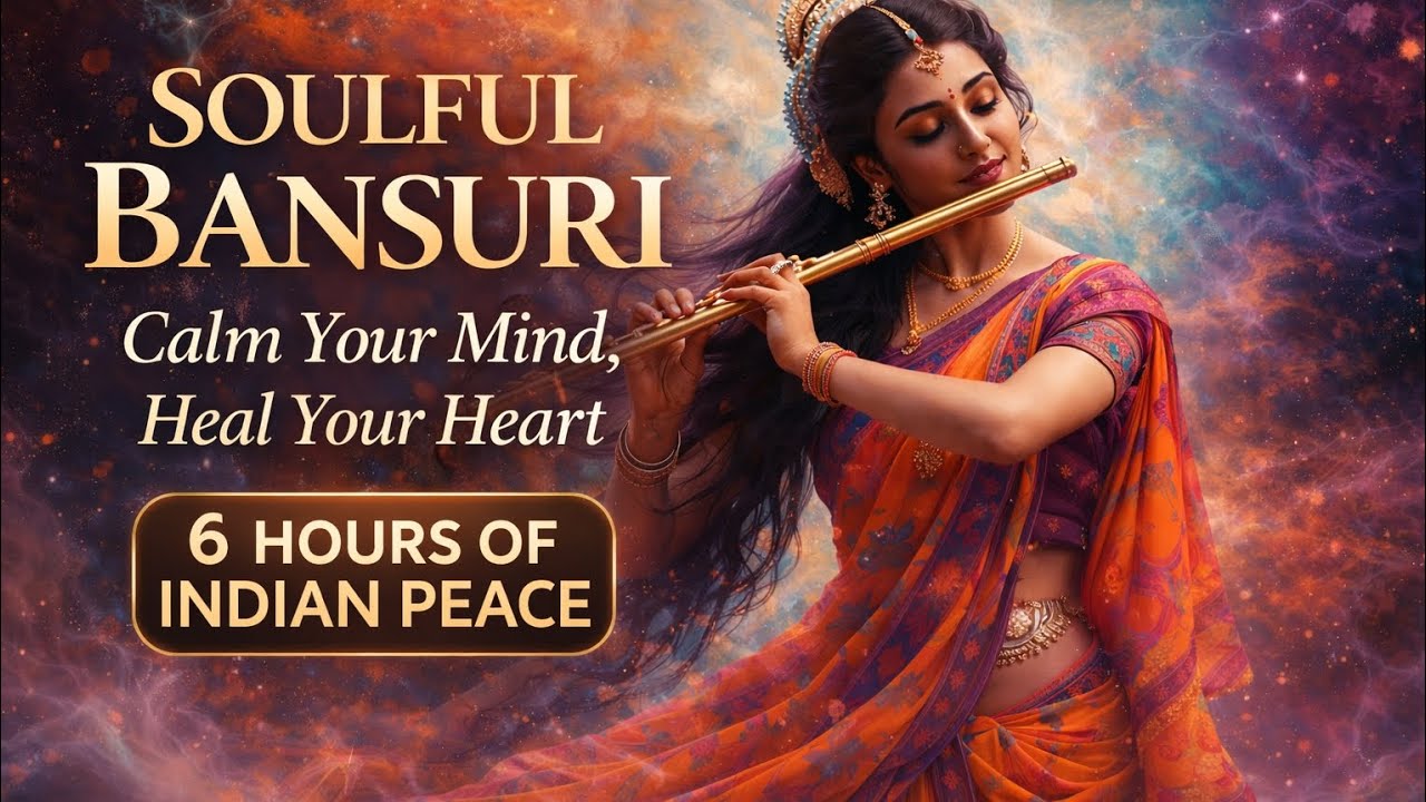 🎶 6 Hours of Bansuri That Heals Your Heart & Calms Your Mind | Deep Sleep Music