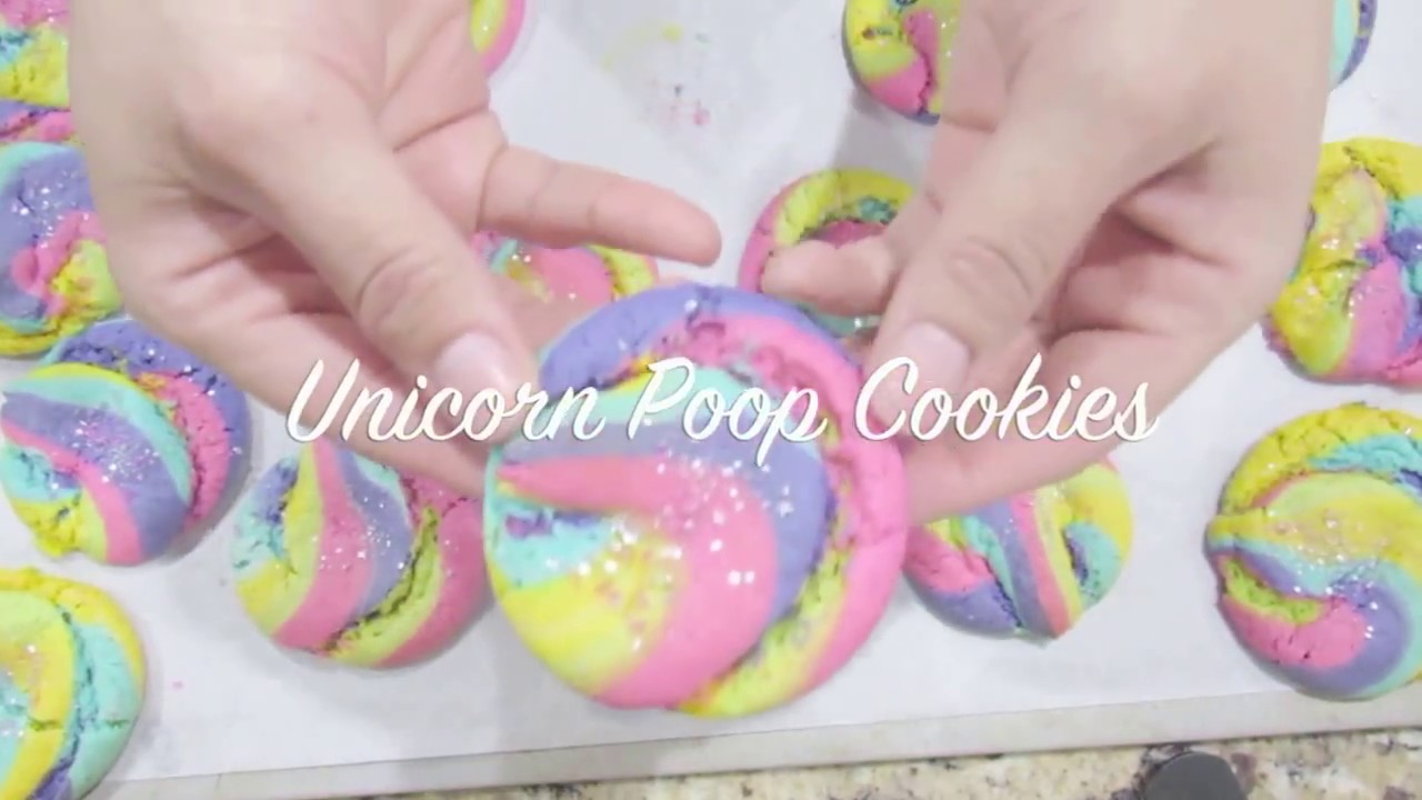 Unicorn Poop Cookies