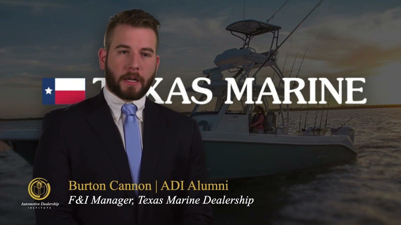 Testimonial by a Texas Marine: Automotive Dealership Institute - F&I Finance Manager Training School