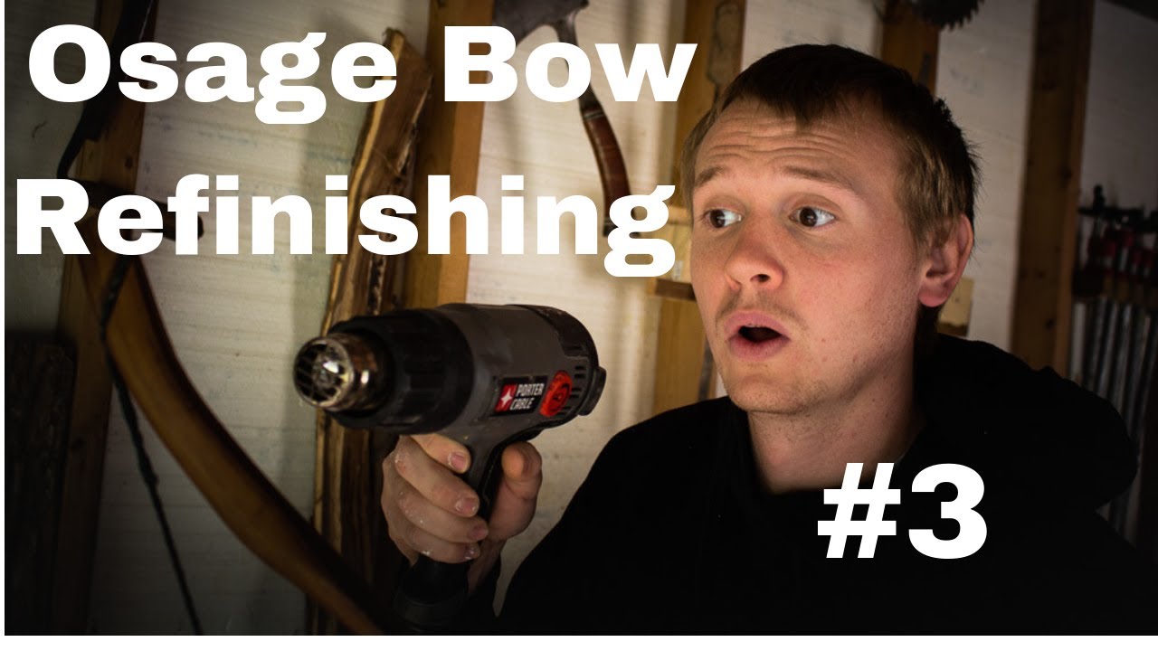 Reflexing an osage orange bow with heat!