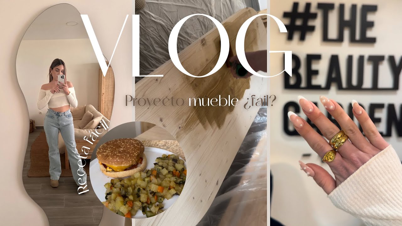 VLOG:  Proyecto MUEBLES SALÓN ¿Es un FAIL? 🖌️| Receta VERDURAS súper fácil 🤤