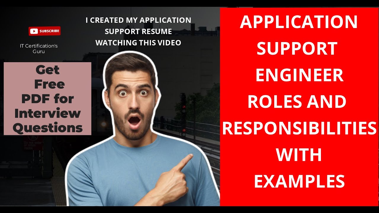 Application Support Engineer Roles and Responsibilities in English #applicationsupport #support
